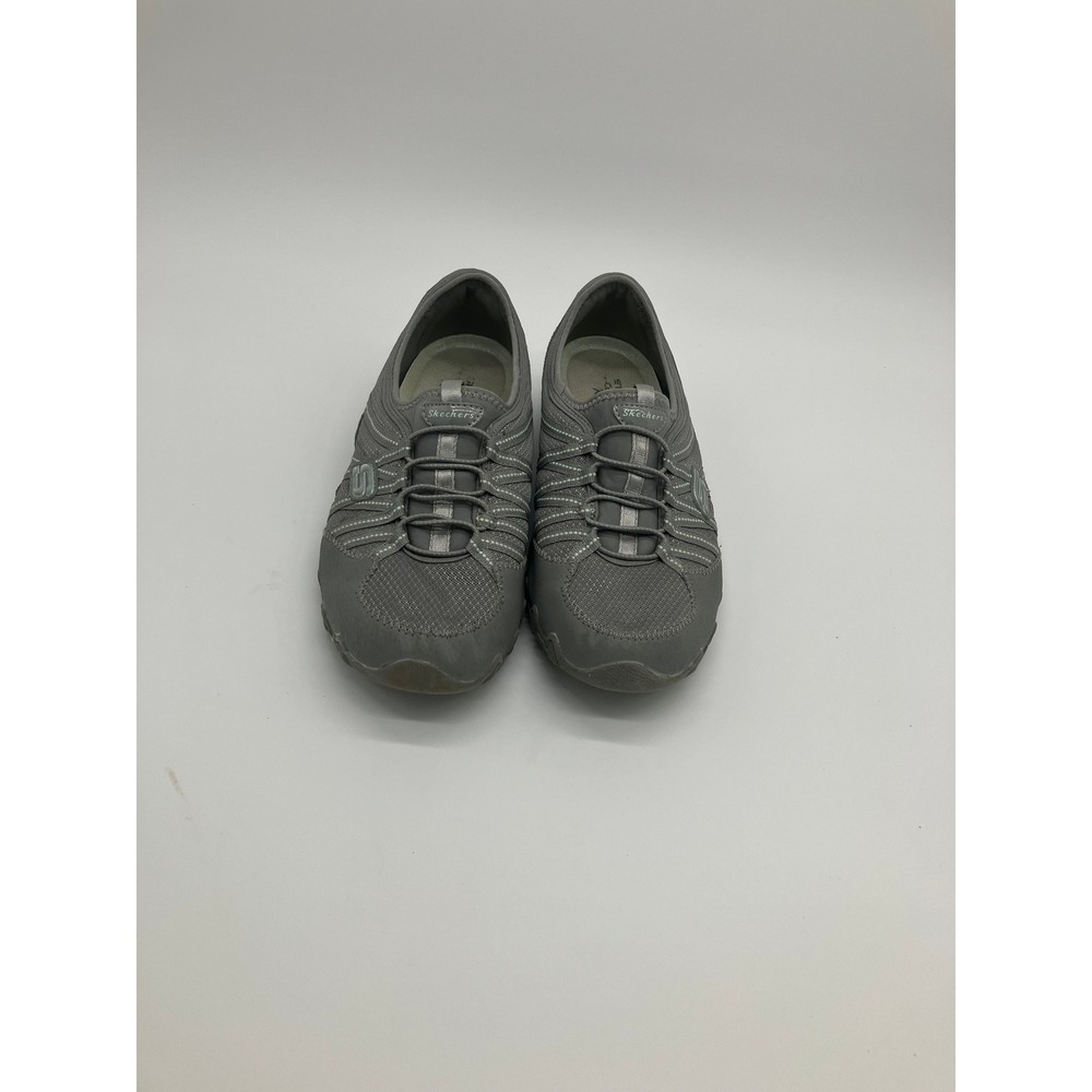 Skechers Relaxed Fit Air Cooled Memory Foam Mesh Slip On Shoes Womens 10 Grey - Picture 2 of 6